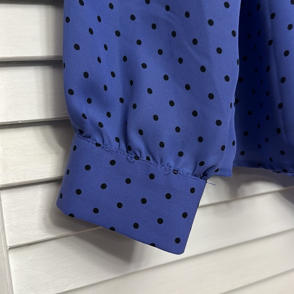 ELLE polka-dot long sleeve blouse - Picture 5 of 8